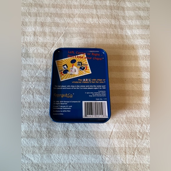 Unopened Left Center Right Dice Game - Picture 2 of 3